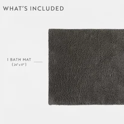 Casual Comfort Solid Reversible Bath Rug