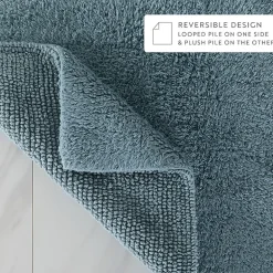 Casual Comfort Solid Reversible Bath Rug