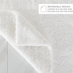 Casual Comfort Solid Reversible Bath Rug