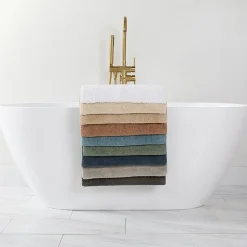 Casual Comfort Solid Reversible Bath Rug