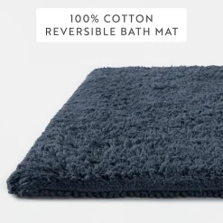 Casual Comfort Solid Reversible Bath Rug