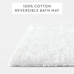 Casual Comfort Solid Reversible Bath Rug