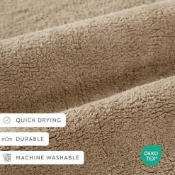 Casual Comfort Solid Reversible Bath Rug