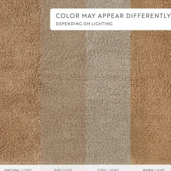 Casual Comfort Solid Reversible Bath Rug