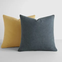 Casual Comfort Solid Stone Wash 2-pc. Square Throw Pillow Set