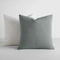 Casual Comfort Solid Stone Wash 2-pc. Square Throw Pillow Set