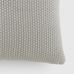 Casual Comfort Stitch Knit Acrylic Square Throw Pillow