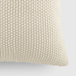 Casual Comfort Stitch Knit Acrylic Square Throw Pillow