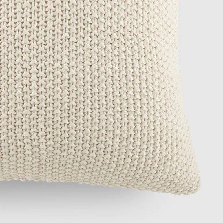 Casual Comfort Stitch Knit Acrylic Square Throw Pillow