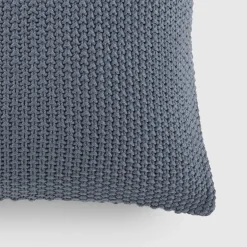 Casual Comfort Stitch Knit Acrylic Square Throw Pillow