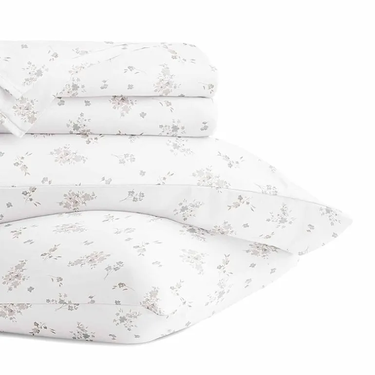 Casual Comfort 300tc Cotton Sateen Pattern 4 piece Sheet Set