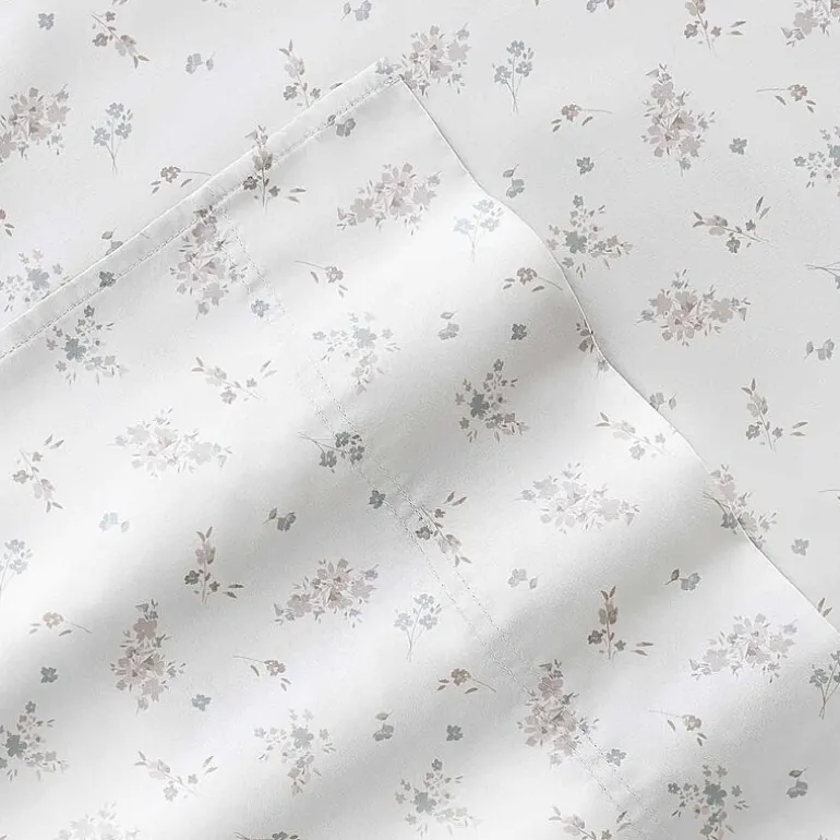 Casual Comfort 300tc Cotton Sateen Pattern 4 piece Sheet Set