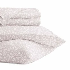 Casual Comfort 300tc Cotton Sateen Pattern 4 piece Sheet Set