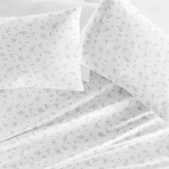Casual Comfort 300tc Cotton Sateen Pattern 4 piece Sheet Set