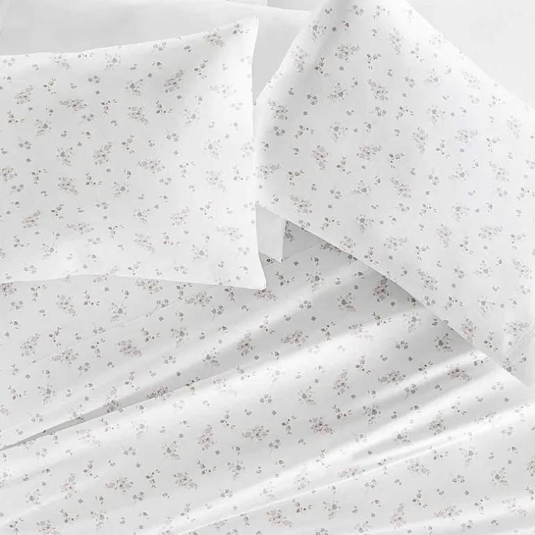 Casual Comfort 300tc Cotton Sateen Pattern 4 piece Sheet Set