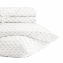 Casual Comfort 300tc Cotton Sateen Pattern 4 piece Sheet Set