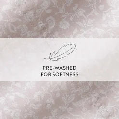 Casual Comfort 300tc Cotton Sateen Pattern 4 piece Sheet Set