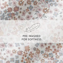 Casual Comfort 300tc Cotton Sateen Pattern 4 piece Sheet Set