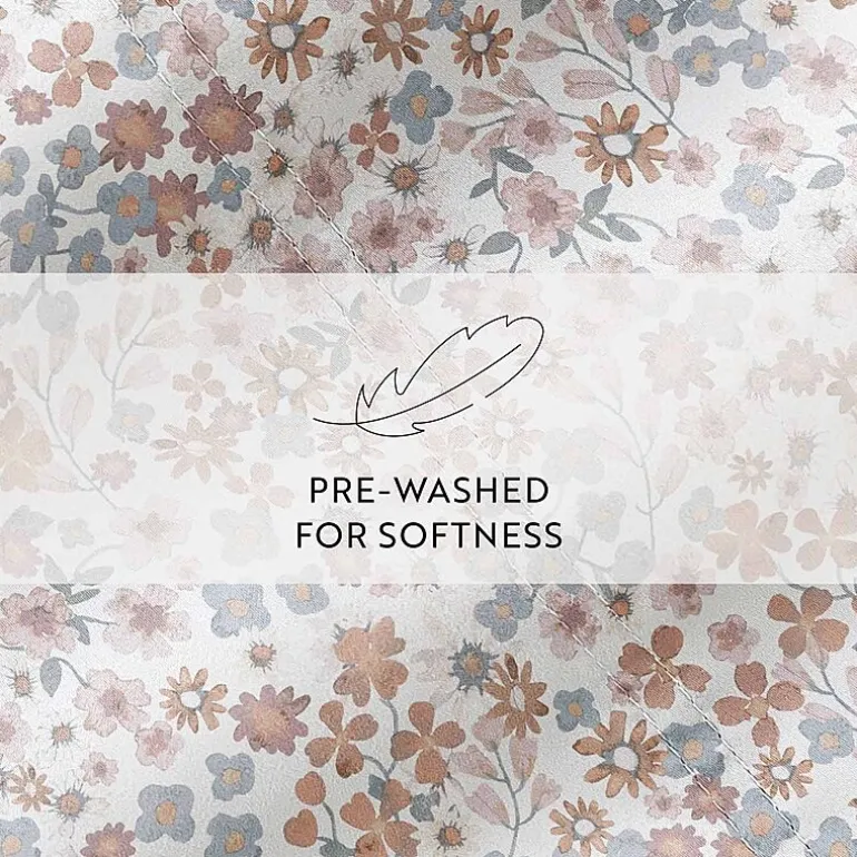 Casual Comfort 300tc Cotton Sateen Pattern 4 piece Sheet Set