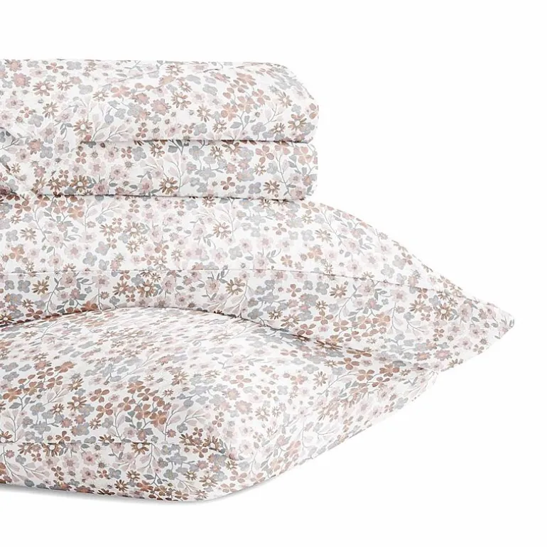 Casual Comfort 300tc Cotton Sateen Pattern 4 piece Sheet Set