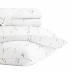 Casual Comfort 300tc Cotton Sateen Pattern 4 piece Sheet Set