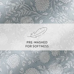 Casual Comfort 300tc Cotton Sateen Pattern 4 piece Sheet Set