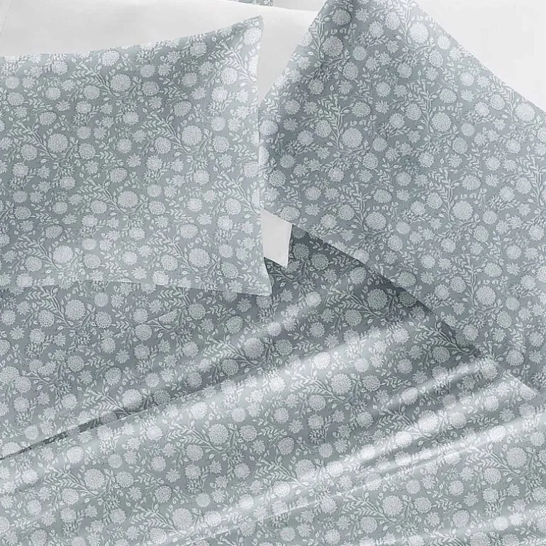 Casual Comfort 300tc Cotton Sateen Pattern 4 piece Sheet Set