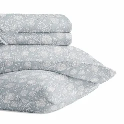 Casual Comfort 300tc Cotton Sateen Pattern 4 piece Sheet Set