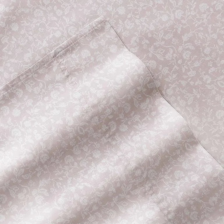Casual Comfort 300tc Cotton Sateen Pattern 4 piece Sheet Set