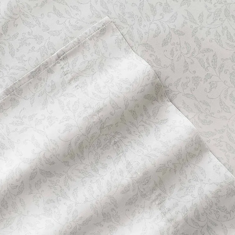 Casual Comfort 300tc Cotton Sateen Pattern 4 piece Sheet Set