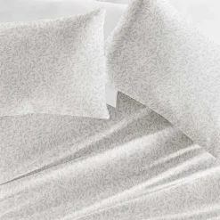 Casual Comfort 300tc Cotton Sateen Pattern 4 piece Sheet Set