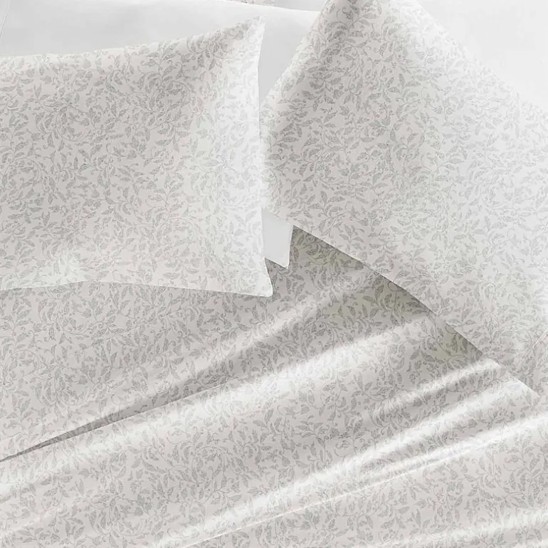 Casual Comfort 300tc Cotton Sateen Pattern 4 piece Sheet Set