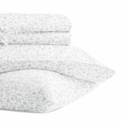 Casual Comfort 300tc Cotton Sateen Pattern 4 piece Sheet Set