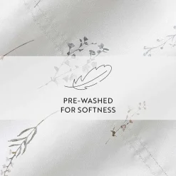 Casual Comfort 300tc Cotton Sateen Pattern 4 piece Sheet Set