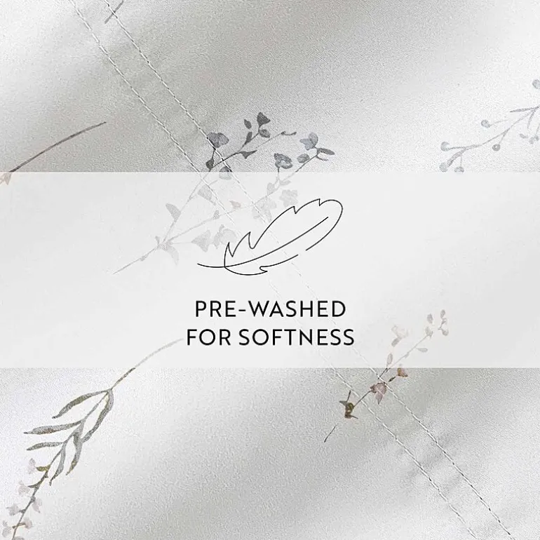 Casual Comfort 300tc Cotton Sateen Pattern 4 piece Sheet Set
