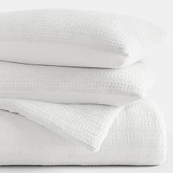 Casual Comfort Waffle Textured Midweight Down Alternative Comforter Set