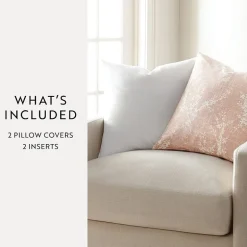 Casual Comfort Willow Cotton 2-pc. Square Throw Pillow Set