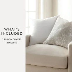 Casual Comfort Willow Cotton 2-pc. Square Throw Pillow Set