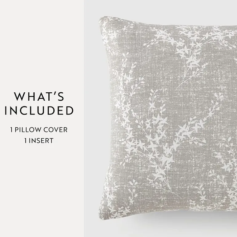 Casual Comfort Willow Cotton Square Throw Pillow