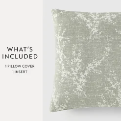Casual Comfort Willow Cotton Square Throw Pillow