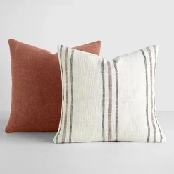 Casual Comfort Yarn Dyed Stripes 2-pc. Square Throw Pillow Set