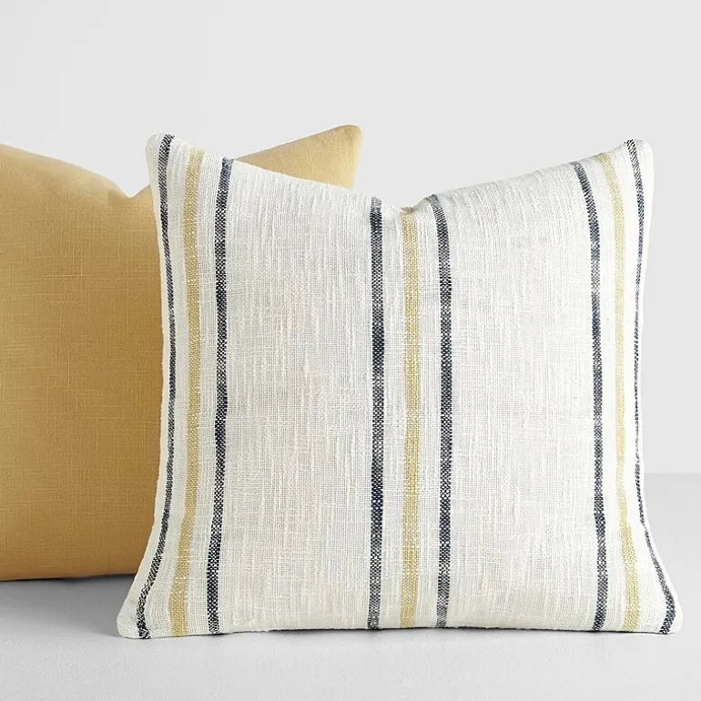 Casual Comfort Yarn Dyed Stripes 2-pc. Square Throw Pillow Set