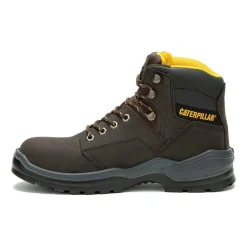 CAT Mens Slip Resistant Striver Steel Toe Work Boots