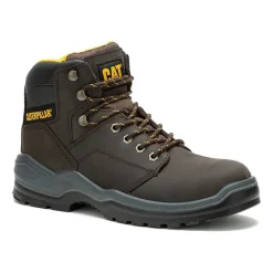 CAT Mens Slip Resistant Striver Steel Toe Work Boots