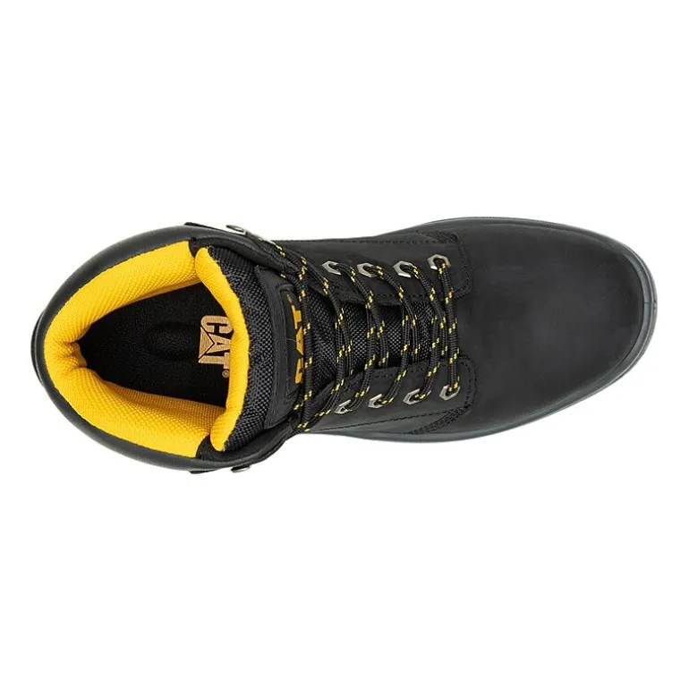 CAT Mens Slip Resistant Striver Steel Toe Work Boots
