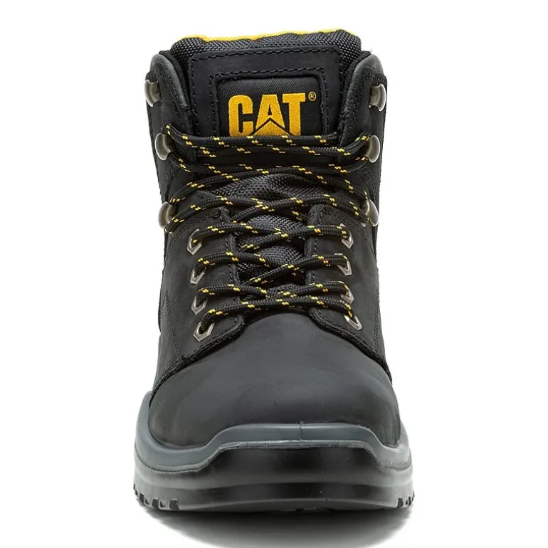 CAT Mens Slip Resistant Striver Steel Toe Work Boots