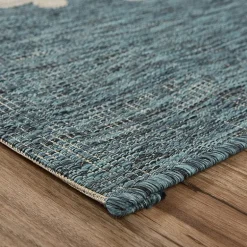 Celeste Coastal Reef Indoor Outdoor Rectangular Area Rug