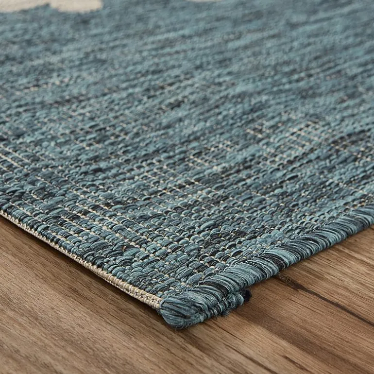 Celeste Coastal Reef Indoor Outdoor Rectangular Area Rug