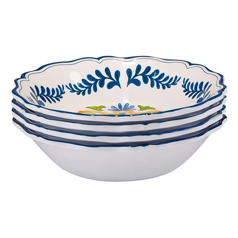 Certified International Flores 4-pc. Melamine Soup Bowl