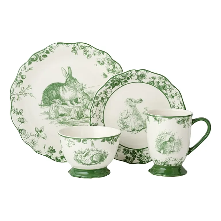 Certified International Le Jardin 16-pc. Stoneware Dinnerware Set